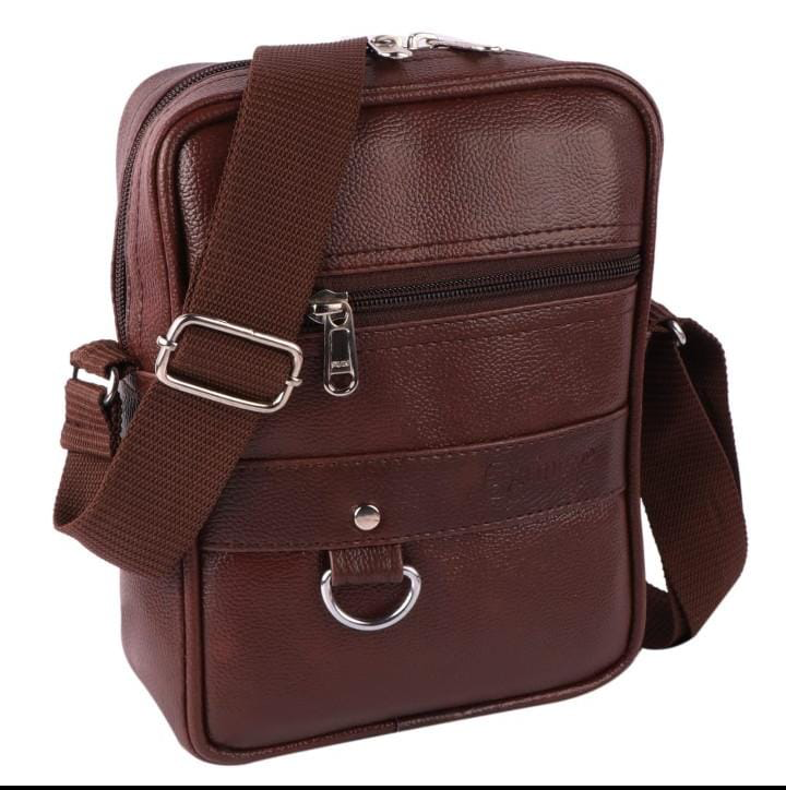Brown Leather Sling Bag