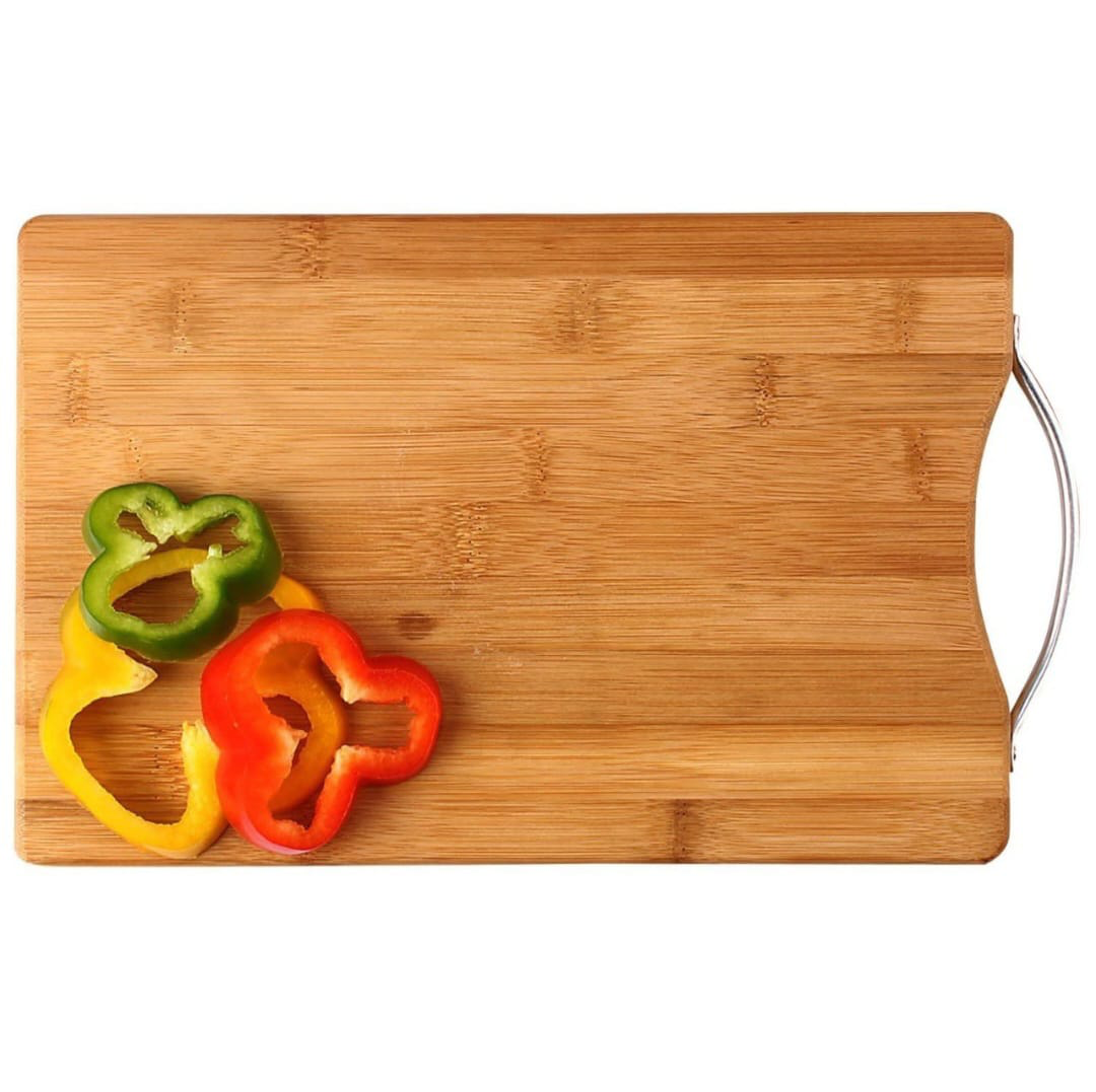 Premium Bamboo Wooden Chopping Board with Handle